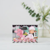 Happy Chef / Caterer / Bakery - SRF Visitekaartje (Staand voorkant)