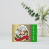 Happy Chef / Caterer / Bakery - SRF Visitekaartje (Staand voorkant)