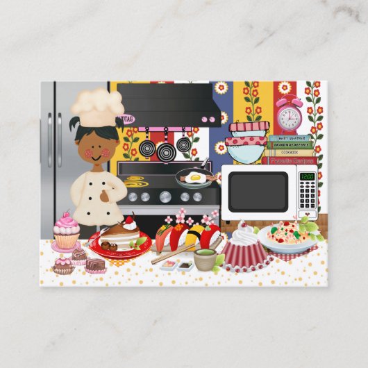 Happy Chef / Caterer - SRF Visitekaartje (Voorkant)