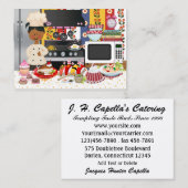 Happy Chef / Caterer - SRF Visitekaartje (Voorkant / Achterkant)