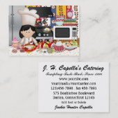 Happy Chef / Caterer - SRF Visitekaartje (Voorkant / Achterkant)