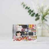 Happy Chef / Caterer - SRF Visitekaartje (Staand voorkant)