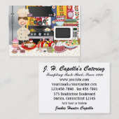 Happy Chef / Caterer - SRF Visitekaartje (Voorkant / Achterkant)