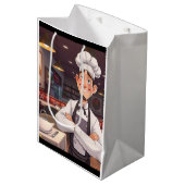 Happy Chef Medium Cadeauzakje (Voorkant Gekanteld)