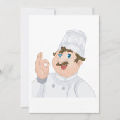 Happy Chef-uitnodigingen Kaart (Voorkant)