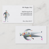 Happy Chef Visitekaartje (Voorkant / Achterkant)