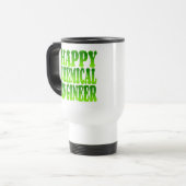 Happy Chemical Engineer in het groen Reisbeker (Voorkant links)