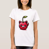 Happy Cherry Cat T-shirt (Voorkant)
