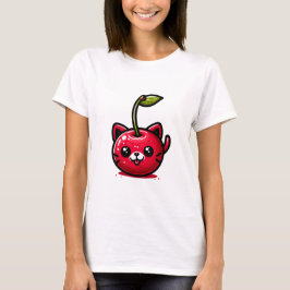 Happy Cherry Cat T-shirt