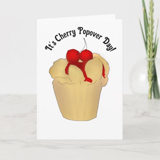 Happy Cherry Popover Dag Kaart (Voorkant)