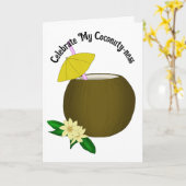 Happy Cherry Popover Dag Kaart (Gele Bloem)