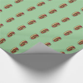 Happy Chicago Style Hot Dog Cadeaupapier (Hoek)