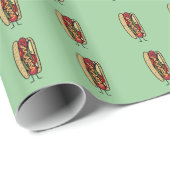 Happy Chicago Style Hot Dog Cadeaupapier (Rol Hoek)