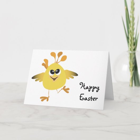 Happy Chick Feestdagen Kaart (Voorkant)