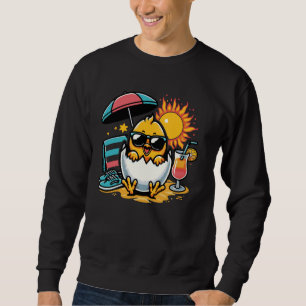Happy Chick met Shades Beach Fun zomervakantie Trui