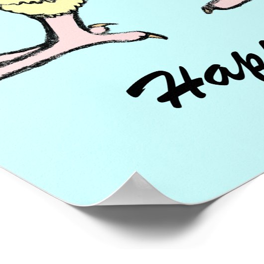 Happy Chick Poster (Hoek)