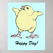Happy Chick Poster (Voorkant)