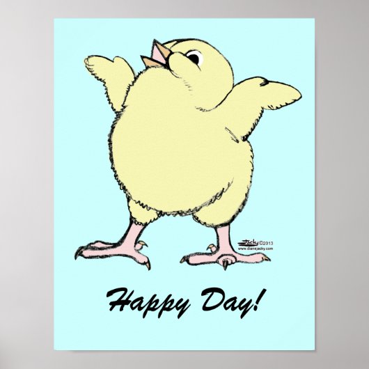 Happy Chick Poster (Voorkant)