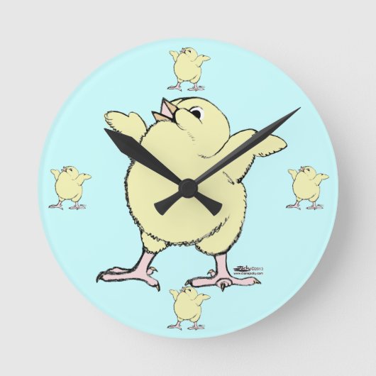 Happy Chick Ronde Klok (Voorkant)