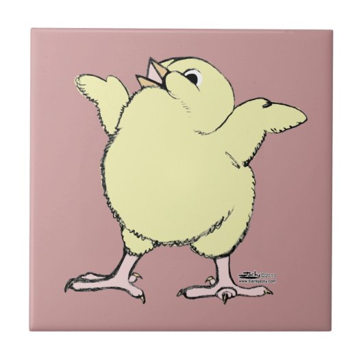 Happy Chick Tegeltje (Voorkant)