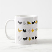 Happy Chicken Country Boerderij Animal Pattern Koffiemok (Links)