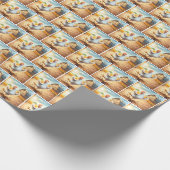 Happy Chicken Dancing Cadeaupapier (Hoek)