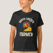 Happy Chicken Farmer T-shirt (Voorkant)