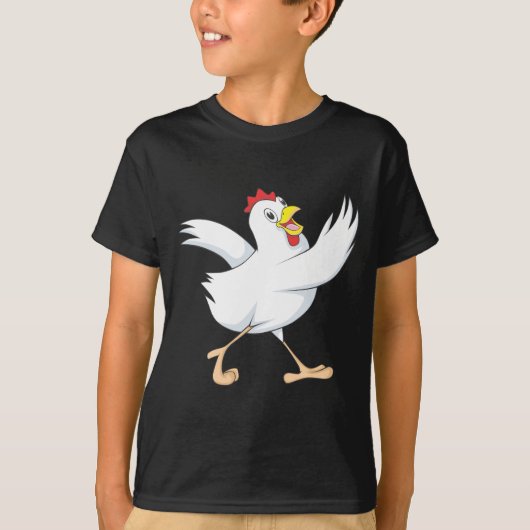 Happy Chicken Hen T-shirt (Voorkant)