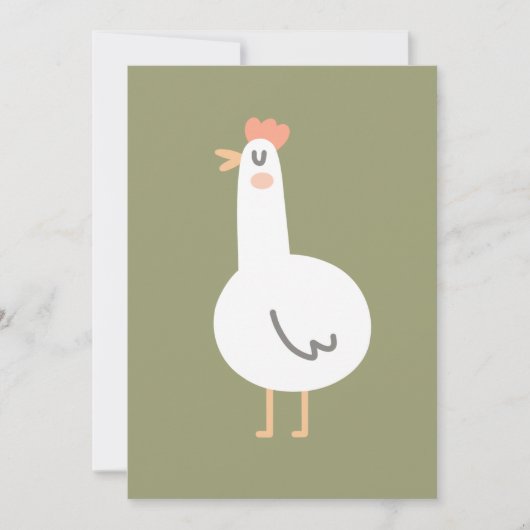 Happy Chicken Kaart (Voorkant)