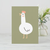 Happy Chicken Kaart (Staand voorkant)