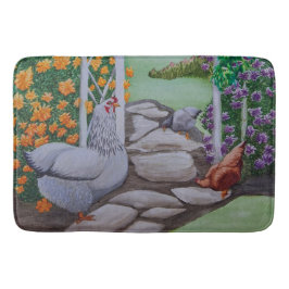 Happy Chicken Park Badmat