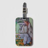 Happy Chicken Park Bagagelabel (Voorkant (verticaal))