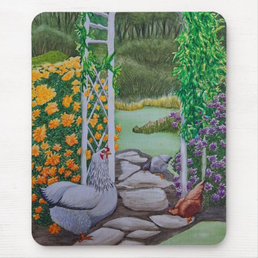 Happy Chicken Park Muismat (Voorkant)