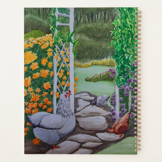 Happy Chicken Park Planner (Achterkant)