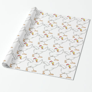 Happy Chicken Wrapping Paper Cadeaupapier