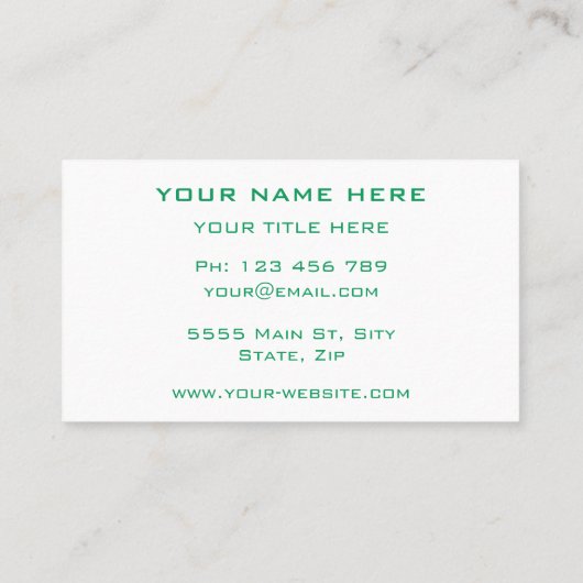 Happy Chickens Boerderij Funny Farmers Visitekaart Visitekaartje (Achterkant)