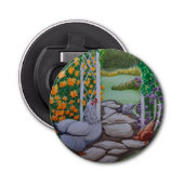 Happy Chickens Button Flesopener (Voorkant)