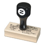 Happy Chickens Ei Carton Stempel (Stempel)