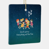 Happy Children Keramisch Ornament (Rechts)