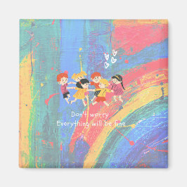 Happy Children Magneet