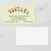 Happy Children Preschool Visitekaartje (Voorkant / Achterkant)