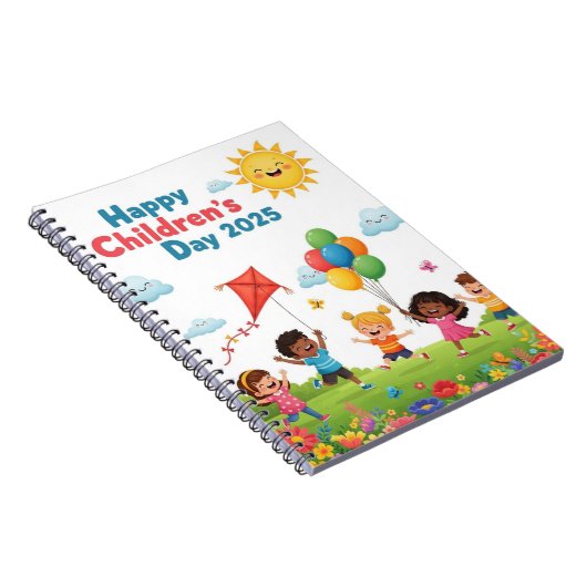 Happy Children’s Day 2025 Notebook Notitieboek (Rechterzijde)