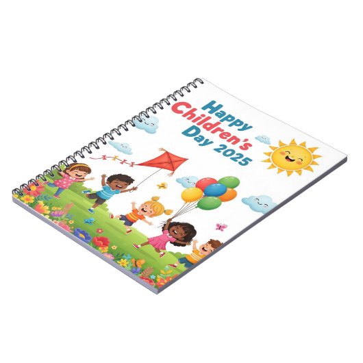 Happy Children’s Day 2025 Notebook Notitieboek (Linkerzijde)