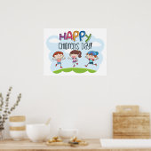 Happy Childrens Dag Poster (Keuken)