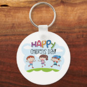 Happy Childrens Dag Sleutelhanger (Voorkant)
