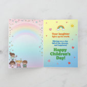 Happy Children's Day Greeting Card Kaart (Binnen)