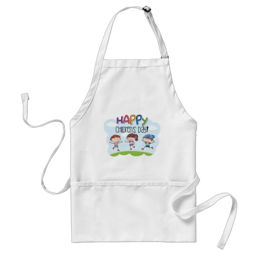 Happy Childrens Day Kids Celebration Standaard Schort (Voorkant)