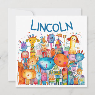 Happy Children's draw Farm animals