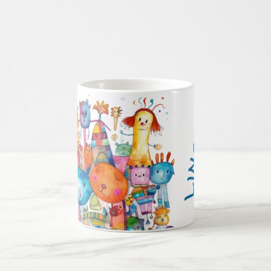 Happy Children's draw Farm animals Koffiemok (Center)