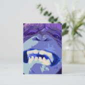 Happy Chimp aap briefkaart (Staand voorkant)